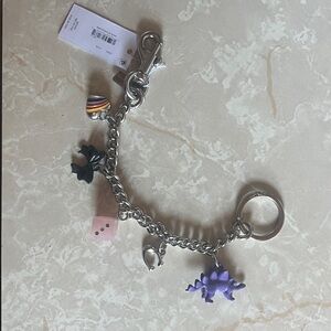 Coach Silver Charm Strap with Dice, Dinosaur and more!